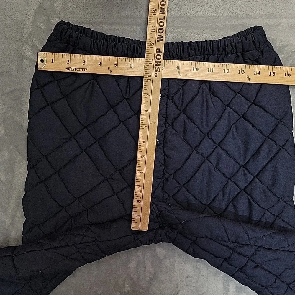 VTG Sears Thermal Pants Mens‎ M Navy Blue Original Quilted FR Winter Layering